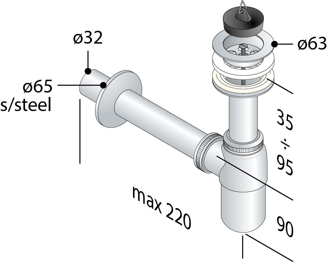 Embellecedor Agujero Rebosadero Sanitarios Lavabo Bidet Cromado